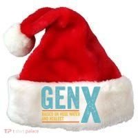 Gen X Raised On Hose Water And Neglect Retro Generation X Santa Hat thumb 0