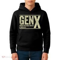 GEN X raised on hose water and neglect Kids Hoodie thumb 4