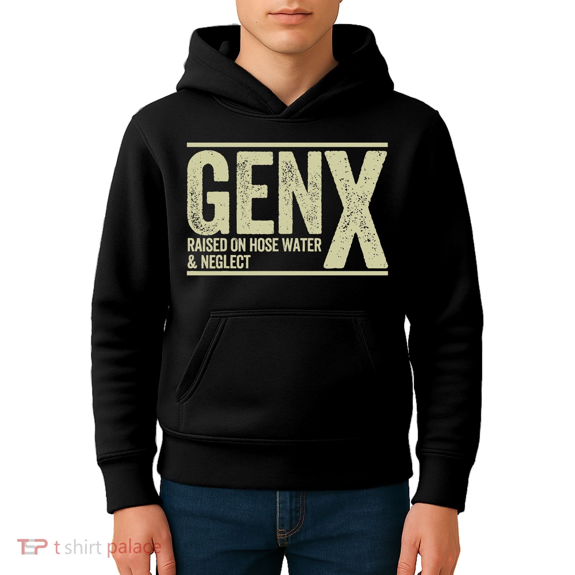 GEN X raised on hose water and neglect Kids Hoodie