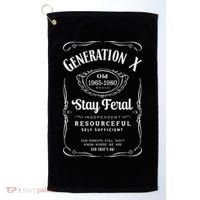 Generation X Stay Feral Golf Towel thumb 0