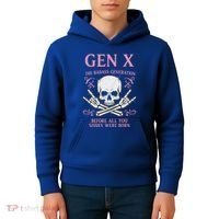 Gen X The Badass Generation Before All You Sissies Were Born Kids Hoodie thumb 4
