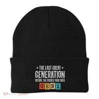 Gen X The Last Great Generation Gen Xer Funny Gen X Beanie thumb 0