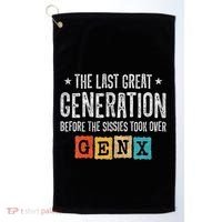 Gen X The Last Great Generation Gen Xer Funny Gen X Golf Towel thumb 0