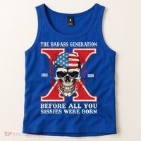 Gen X The Badass Generation Before All You Sissies Were Born Tank Top thumb 2