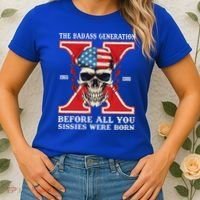Gen X The Badass Generation Before All You Sissies Were Born Women's T-Shirt thumb 2