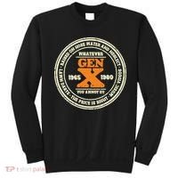Gen X Whatever You Annoy Us 1965 1980 Sweatshirt thumb 0