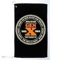 Gen X Whatever You Annoy Us 1965 1980 Golf Towel thumb 0