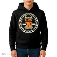 Gen X Whatever You Annoy Us 1965 1980 Kids Hoodie thumb 4