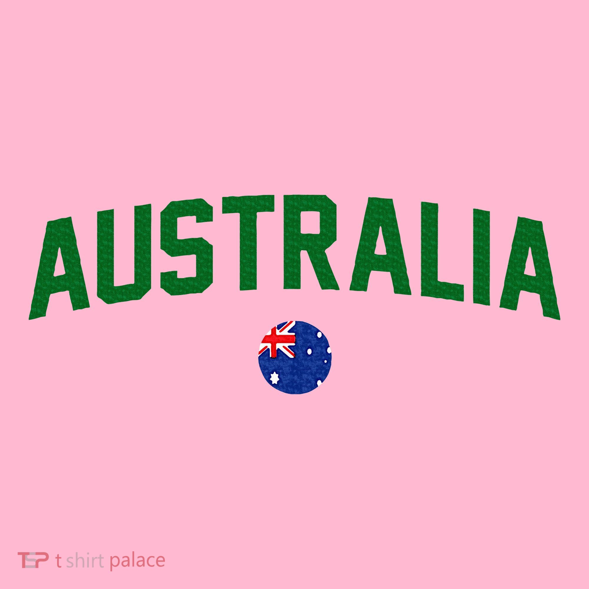 Green Yellow Australia Down Under Team Australia Flag Coaster