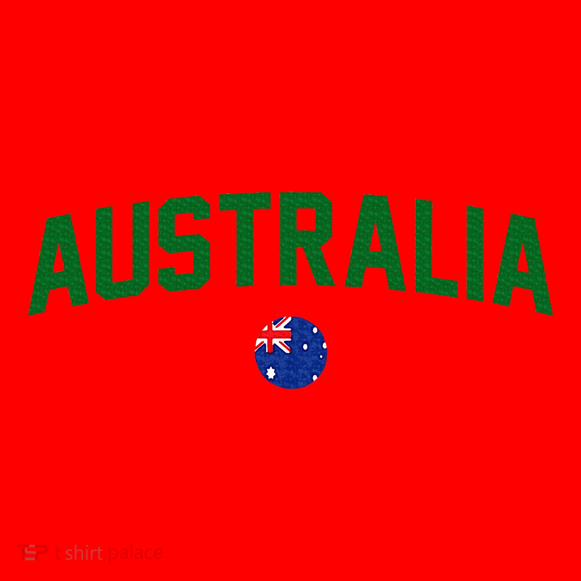 Green Yellow Australia Down Under Team Australia Flag Santa Hat