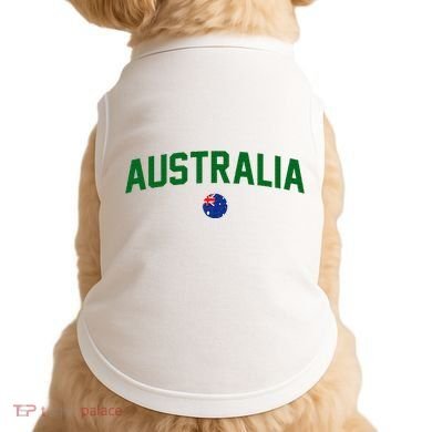 Green Yellow Australia Down Under Team Australia Flag Doggie Tank