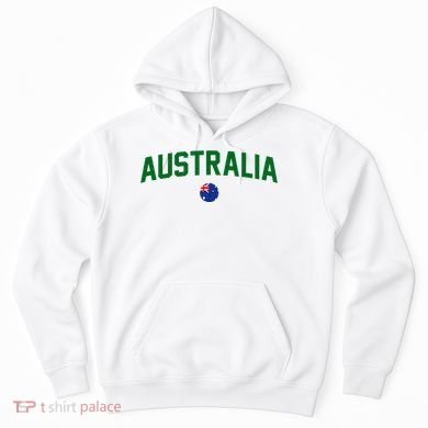 Green Yellow Australia Down Under Team Australia Flag Hoodie