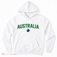 Green Yellow Australia Down Under Team Australia Flag Hoodie thumb 0