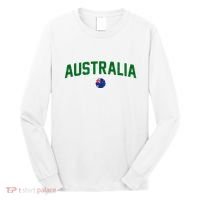 Green Yellow Australia Down Under Team Australia Flag Long Sleeve Shirt thumb 0