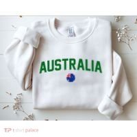 Green Yellow Australia Down Under Team Australia Flag Sweatshirt thumb 2