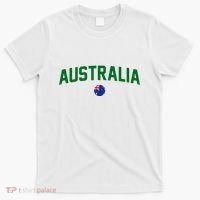Green Yellow Australia Down Under Team Australia Flag T-Shirt thumb 0