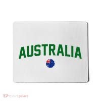 Green Yellow Australia Down Under Team Australia Flag Mousepad thumb 0