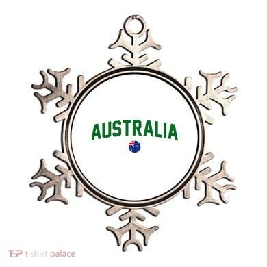 Green Yellow Australia Down Under Team Australia Flag Ornament