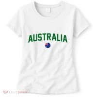 Green Yellow Australia Down Under Team Australia Flag Women's T-Shirt thumb 0