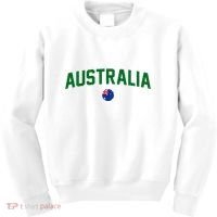 Green Yellow Australia Down Under Team Australia Flag Kids Sweatshirt thumb 0