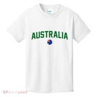 Green Yellow Australia Down Under Team Australia Flag Kids T-Shirt thumb 0