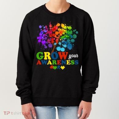 Grow Your Awareness Autism Tree Women's Sweatshirt