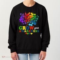 Grow Your Awareness Autism Tree Women's Sweatshirt thumb 0