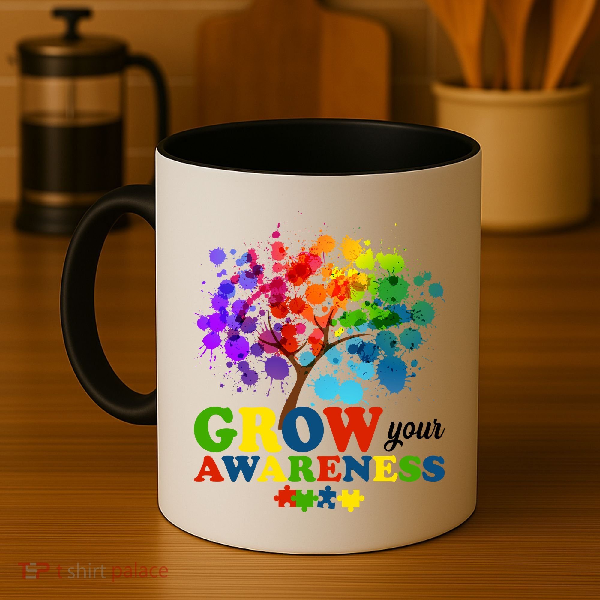 Grow Your Awareness Autism Tree Coffee Mug