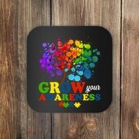 Grow Your Awareness Autism Tree Coaster thumb 0