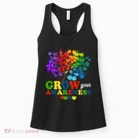 Grow Your Awareness Autism Tree Women's Tank Top thumb 0