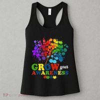 Grow Your Awareness Autism Tree Women's Tank Top thumb 3