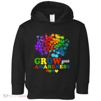 Grow Your Awareness Autism Tree Toddler Hoodie thumb 0