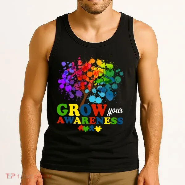 Grow Your Awareness Autism Tree Tank Top