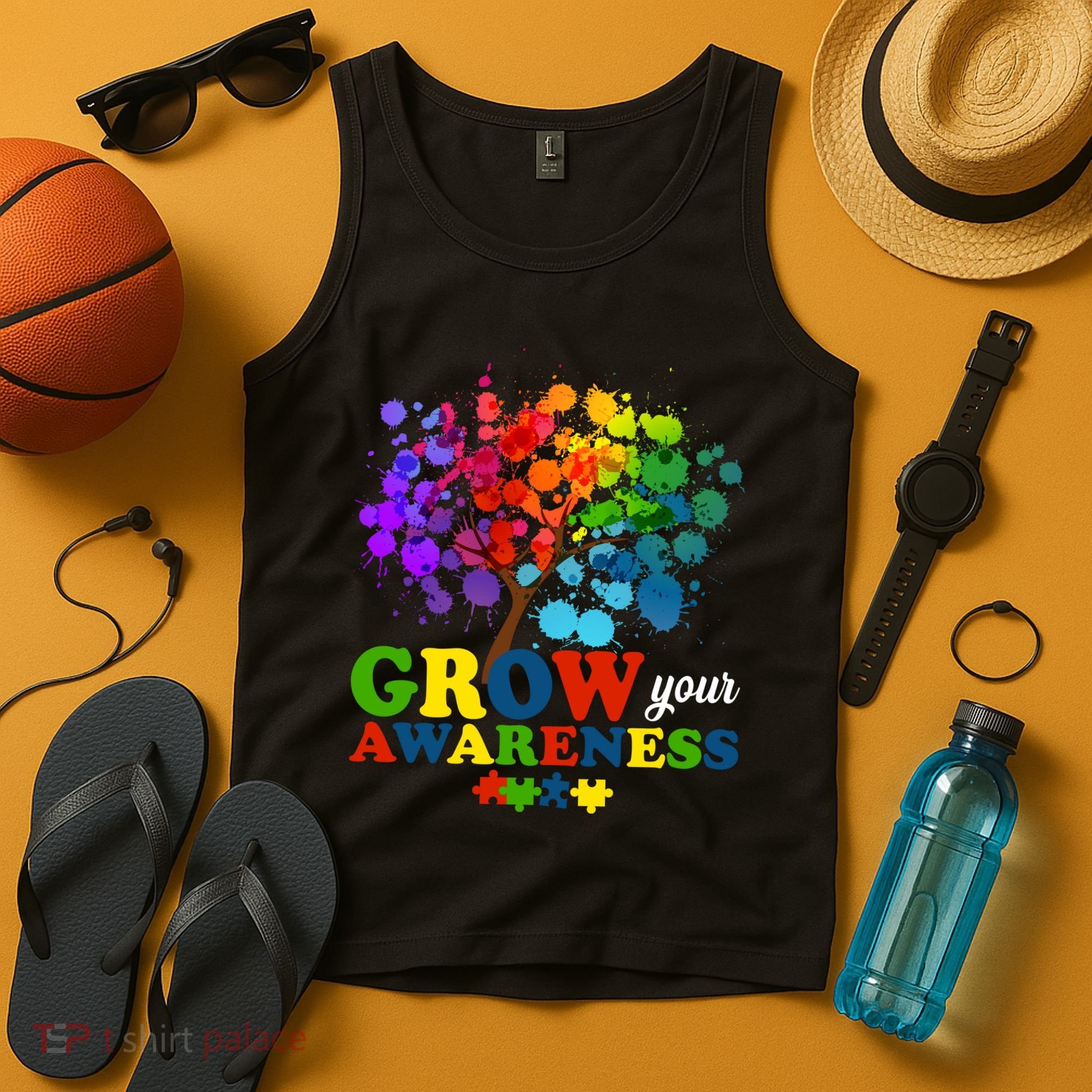 Grow Your Awareness Autism Tree Tank Top