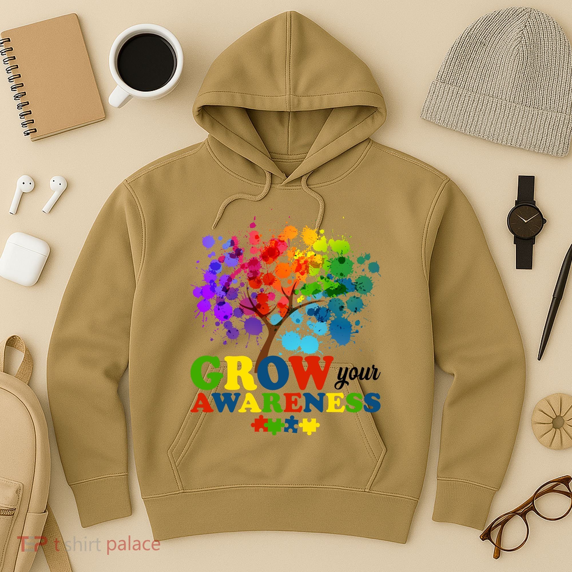 Grow Your Awareness Autism Tree Hoodie