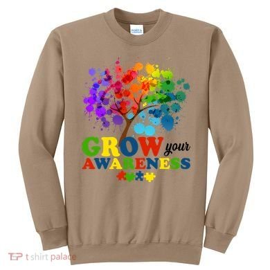 Grow Your Awareness Autism Tree Sweatshirt