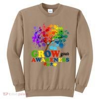 Grow Your Awareness Autism Tree Sweatshirt thumb 0