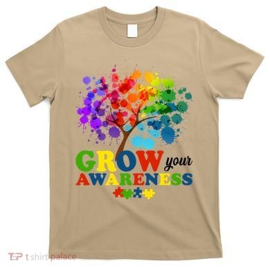 Grow Your Awareness Autism Tree T-Shirt