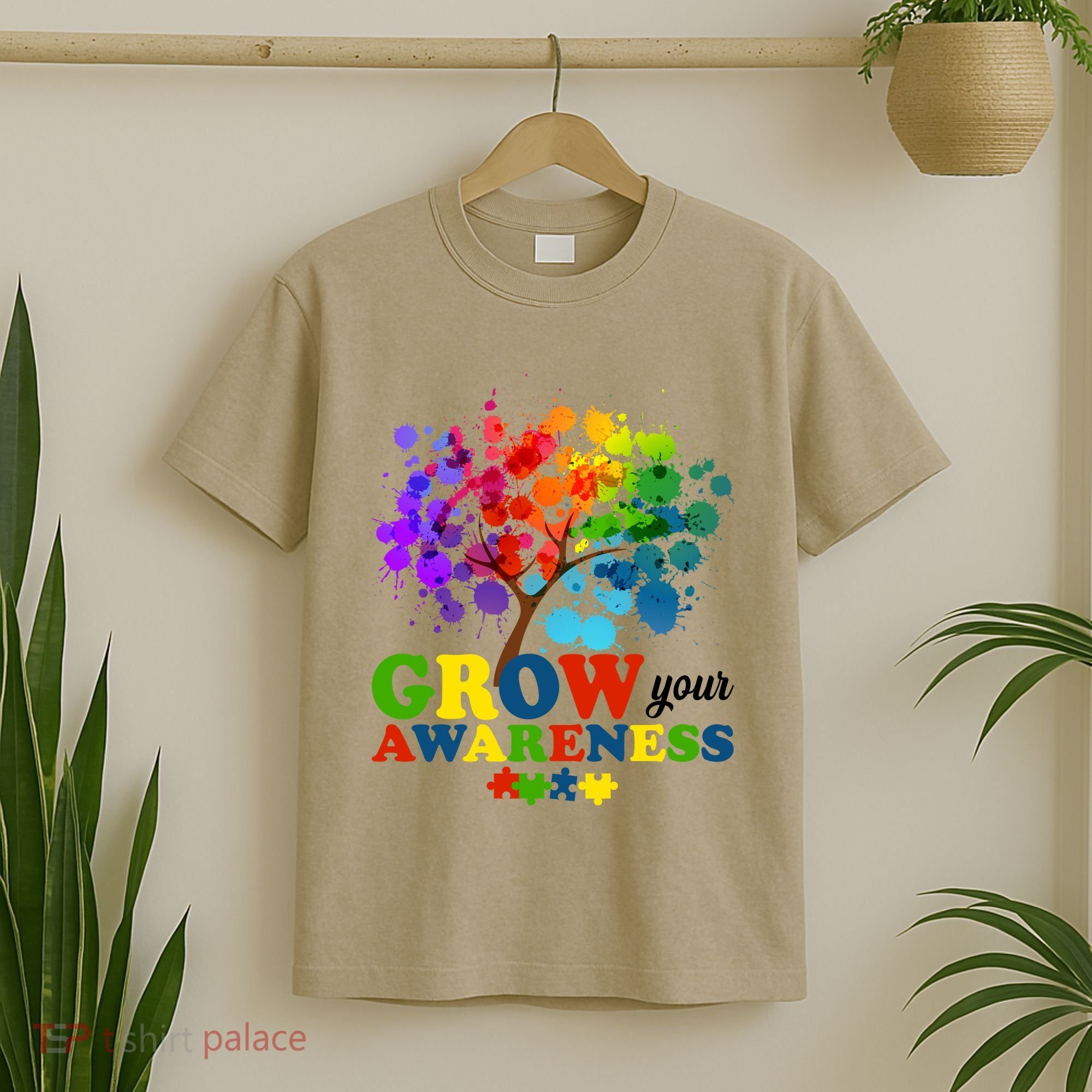 Grow Your Awareness Autism Tree T-Shirt