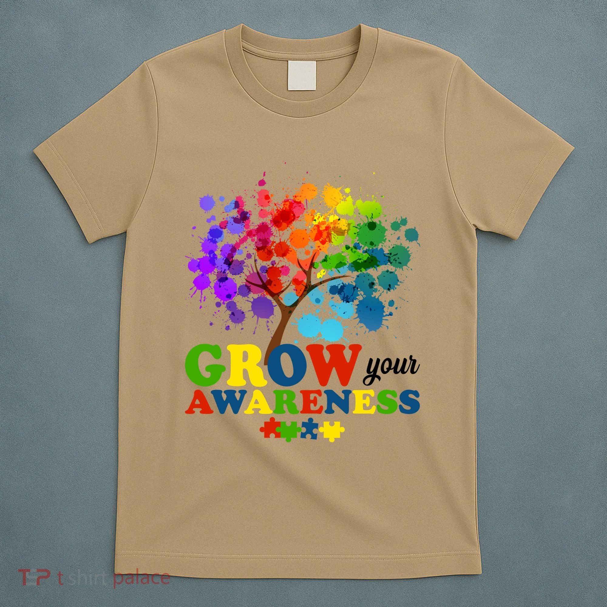 Grow Your Awareness Autism Tree T-Shirt