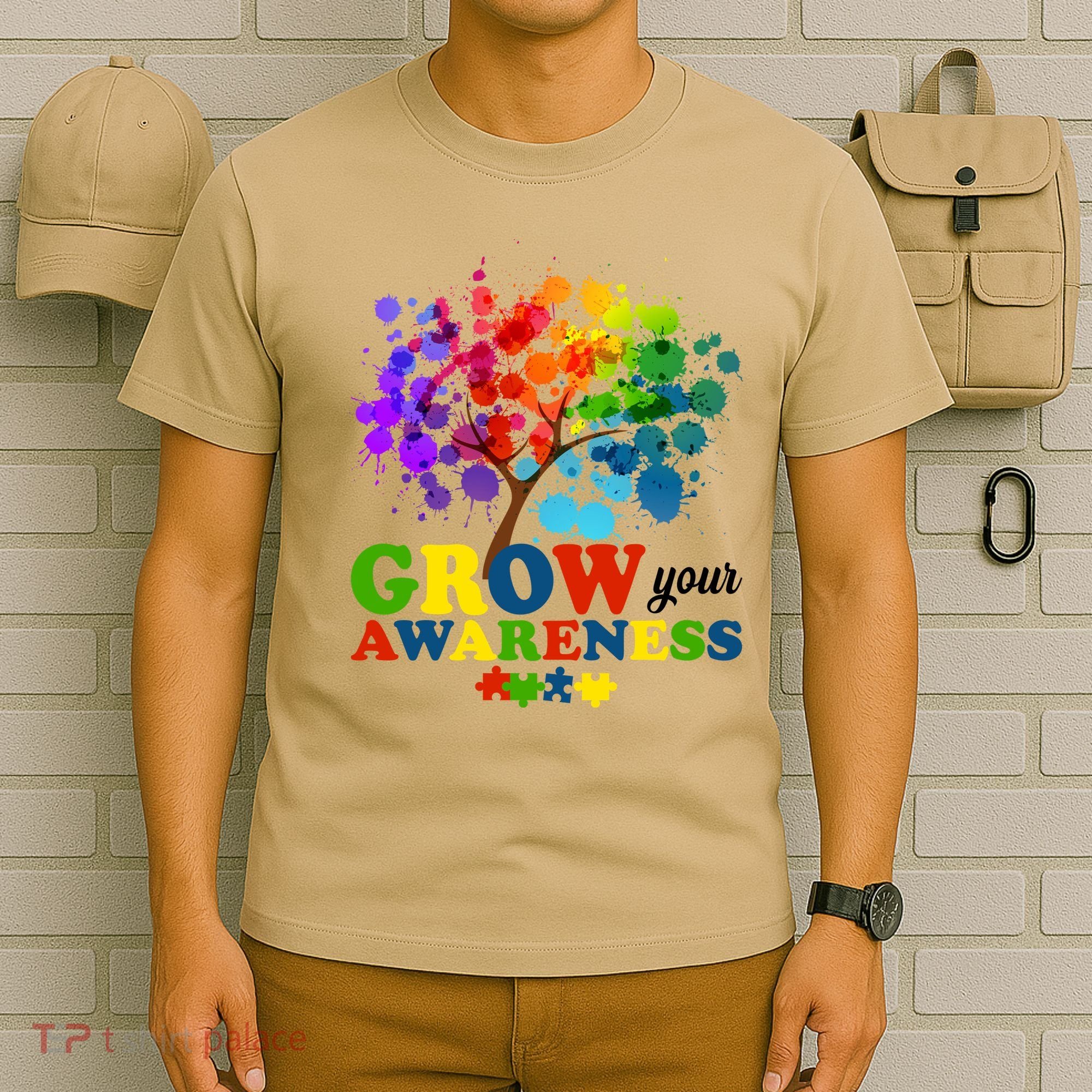 Grow Your Awareness Autism Tree T-Shirt