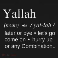 Globalbuzz Yallah Arabic Lebanese Word Definition Funny Women's Hoodie thumb 2