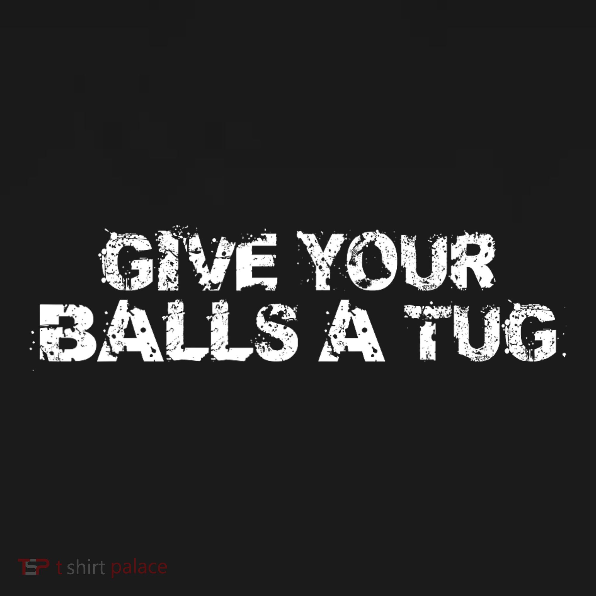 Give Your Balls A Tug Funny Hockey Trash Talk Gag Gift Women's Tank Top
