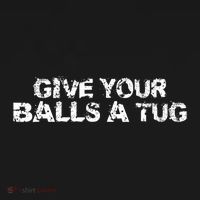Give Your Balls A Tug Funny Hockey Trash Talk Gag Gift Baby Bodysuit thumb 2