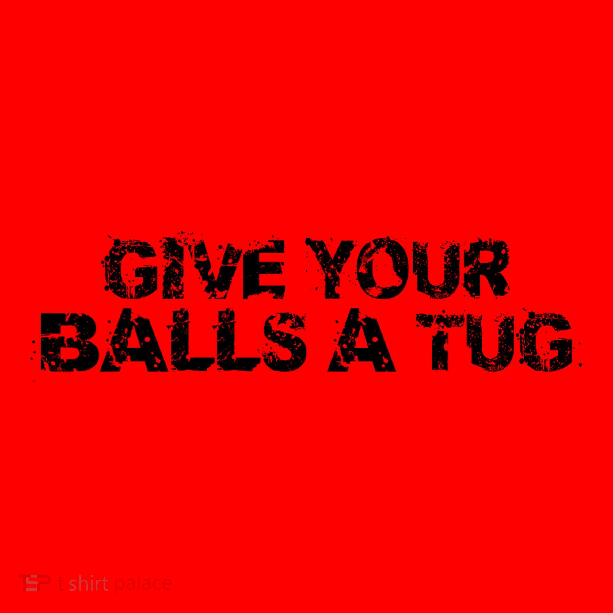 Give Your Balls A Tug Funny Hockey Trash Talk Gag Gift Santa Hat
