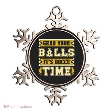 Grab Your Balls ItS Bocce Time Loves Petanque Bocce Ball Gift Ornament