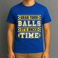 Grab Your Balls ItS Bocce Time Loves Petanque Bocce Ball Gift T-Shirt thumb 3