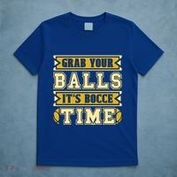 Grab Your Balls ItS Bocce Time Loves Petanque Bocce Ball Gift T-Shirt thumb 5