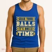 Grab Your Balls ItS Bocce Time Loves Petanque Bocce Ball Gift Tank Top thumb 3