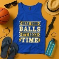 Grab Your Balls ItS Bocce Time Loves Petanque Bocce Ball Gift Tank Top thumb 4